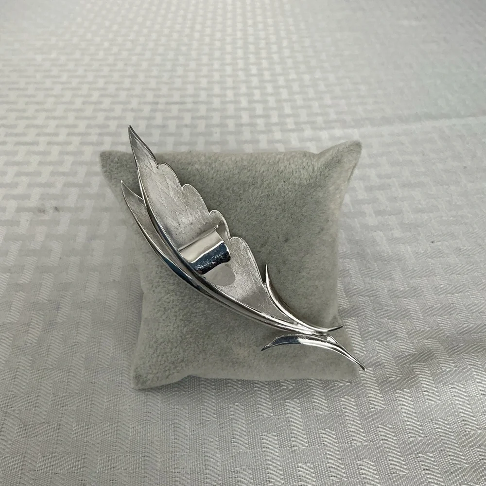 Coro Vintage Pegasus Silver Tone Brooch
